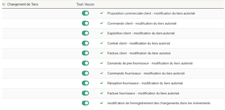 changement tiers
